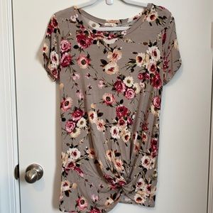 e.Luna Floral Shirt